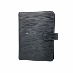 Louis Vuitton Epi Agenda MM Notebook Cover R20042 Noir for Men and Women