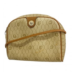 Christian Dior Shoulder Bag Honeycomb Beige Brown Women's