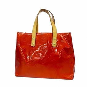 Louis Vuitton Vernis Reed PM Handbag M91088 Rouge Women's