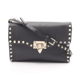 Valentino Shoulder Bag, Leather, Women's, Black, UW2B0181