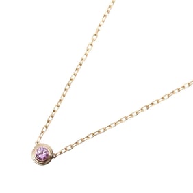 Cartier Amour Pink Sapphire Necklace in 18K Gold for Women (B7218400)