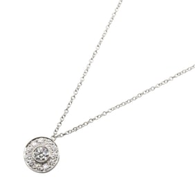 Tiffany & Co. Circlet Necklace, Diamond Pt950 Platinum, Clear Diamond, Women's