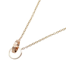 Cartier Baby Love Necklace, 18K Pink Gold, Women's