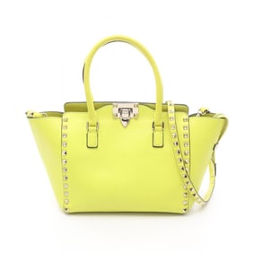Valentino handbag, leather, women's, green