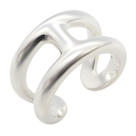 Hermes Hermès Osmos PM Ring, 925 Sterling Silver, Men's and Women's
