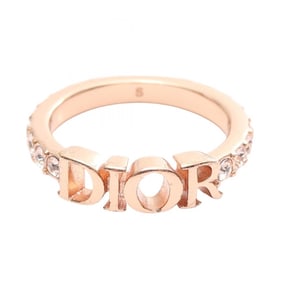 Christian Dior Dior Dio(r)evolution Evolution Ring, Gold Plated with Rhinestones, Women's, and Clear