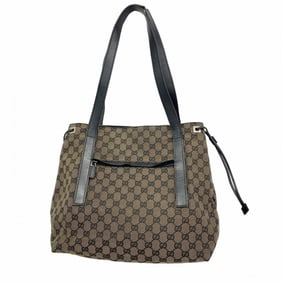 Gucci GG Canvas Tote Bag 019 0493 Black Women's