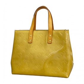 Louis Vuitton Vernis Reed PM Handbag M91144 Beige Women's