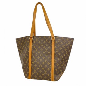 Louis Vuitton Monogram Sac Tote Bag M51109 Brown Women's