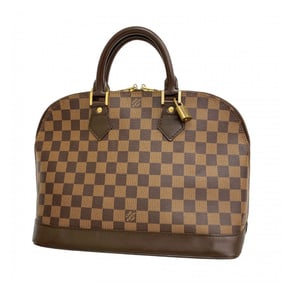 Louis Vuitton Damier Alma Handbag N51131 Ebene for Women