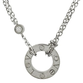 Cartier Love Necklace, 18K Diamond, Unisex