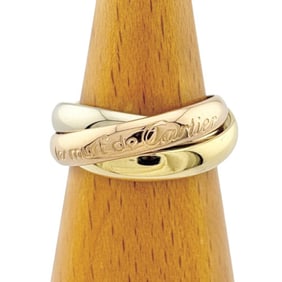 Cartier Trinity Ring, Size 13, 18K, Women's, CARTIER