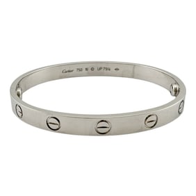Cartier Love Bracelet Bangle 18K Women's CARTIER