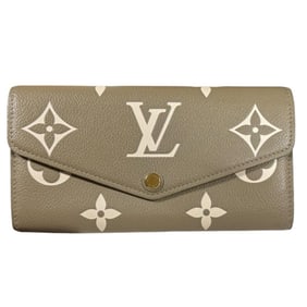 Louis Vuitton Portefeuille Sarah NM Two-Tone Monogram Empreinte Long Wallet M82516 Women's LOUIS