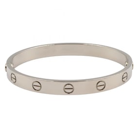 Cartier Love Bracelet, 18K White Gold, Silver, for Women