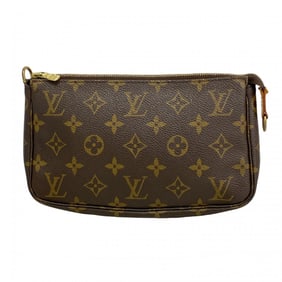 Louis Vuitton Monogram Pochette Accessoires M51980 Brown Women's Pouch