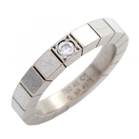 Cartier Lanier Ring, 1PD, 18K White Gold with Diamonds, #46, Women's, P1347219
