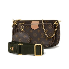 Louis Vuitton Monogram Multi Pochette Accessoires Khaki Handbag M44813