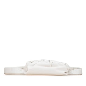 Bottega Veneta The Body Pouch, a body bag or waist in white leather for women.