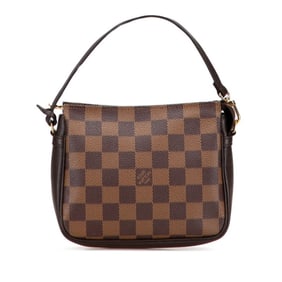 Louis Vuitton Damier Truth Makeup Mini Shoulder Bag Pouch N51982 Brown Leather Women's LOUIS VUITTON