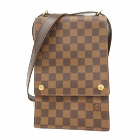 Louis Vuitton Damier Portobello Shoulder Bag N45271 Ebene Women's
