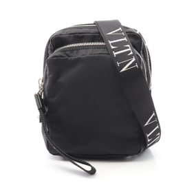 Valentino men's nylon shoulder bag in black