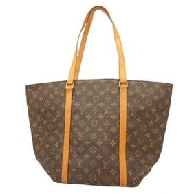 Louis Vuitton Monogram Sac Tote Bag M51108 Brown Women's