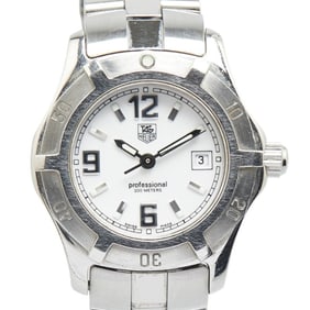 TAG Heuer Professional 200 Watch WN1311 Quartz White Dial Stainless Steel Women's HEUER