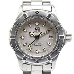 TAG Heuer Professional Watch WE1411-R Quartz Gray Dial Stainless Steel Women's HEUER