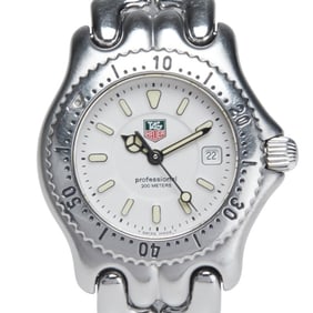 TAG Heuer Cell Watch WG1312-0 Quartz White Dial Stainless Steel Women's HEUER