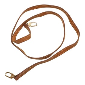Louis Vuitton shoulder strap, beige, gold-plated leather, women's LOUIS VUITTON