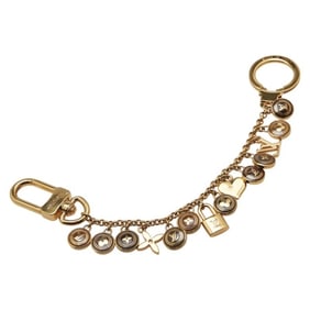 Louis Vuitton Porte-Clés Chaine Pastille Charm Key Ring Keychain M65386 Gold Plated Women's LOUIS