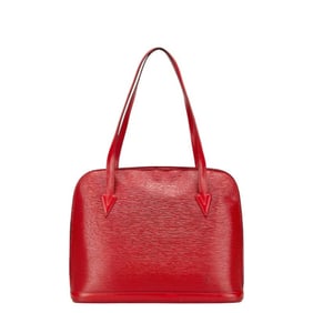 Louis Vuitton Epi Lussac Tote/Shoulder Bag M52287 Castilian Red Leather Women's LOUIS VUITTON