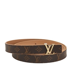 Louis Vuitton Monogram Santur LV Iconic Belt 75 30 M0527 Brown Leather Women's LOUIS VUITTON