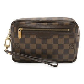 LOUIS VUITTON Damier Pochette Bié Macau Second Bag Clutch Handbag N61739