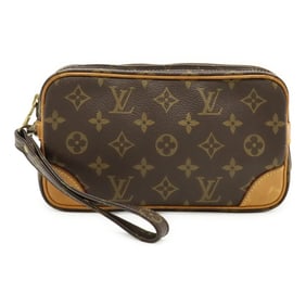 LOUIS VUITTON Monogram Marly Dragonne PM Second Bag, Clutch Handbag, Pouch M51827