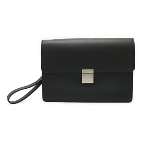 LOUIS VUITTON Taiga Selenga Second Bag/Clutch Bag, Leather, Ardoise, Black, Non-sticky, M30782