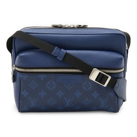 LOUIS VUITTON Taigarama Outdoor PM Shoulder Bag in Cobalt Blue (M30242)