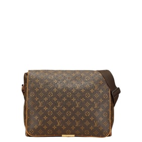 Louis Vuitton Monogram Abess Crossbody Shoulder Bag M45257 Brown Leather Women's LOUIS VUITTON