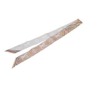 Louis Vuitton Bandeau BB Ultimate Scarf Muffler M78819 Pink Beige Multicolor Silk Women's LOUIS