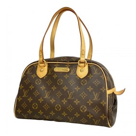 Louis Vuitton Monogram Montorgueil PM Shoulder Bag M95565 Brown Women's