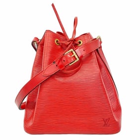 Louis Vuitton Epi Petit Noe Shoulder Bag M44107 Castilian Red for Women