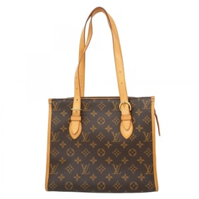 Louis Vuitton Monogram Popincourt Tote Bag M40007 Brown Women's