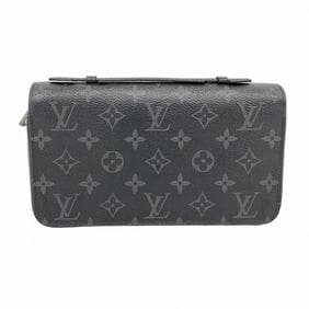 Louis Vuitton Monogram Eclipse Zippy XL Long Wallet M61698 Black Men's