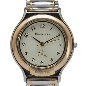 Burberry Women's Quartz Watch with Beige Dial and Stainless Steel Plated