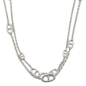 Hermes Chaine d'Ancre Farandole 160 Necklace in Silver SV925