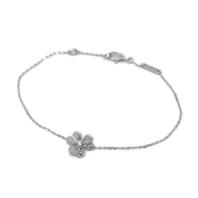 Van Cleef & Arpels Frivole Mini Bracelet in 18K White Gold with Diamonds (VCARP0J500)