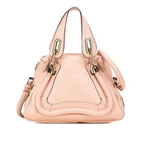 Chloé Chloe Paraty handbag/shoulder bag, 2-way, pink leather, women's.