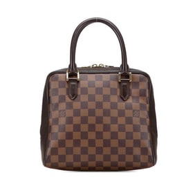 Louis Vuitton Damier Brera Handbag N51150 Brown Leather Women's LOUIS VUITTON