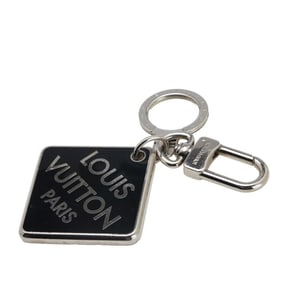Louis Vuitton Porte-Clés Damier Clark Key Ring, M66268, Silver/Black Metal, Women's, LOUIS VUITTON